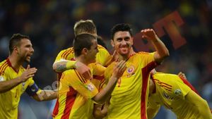 2-0, cel mai frumos scor!  "Tricolorii" sunt la baraj! România - Estonia 2-0