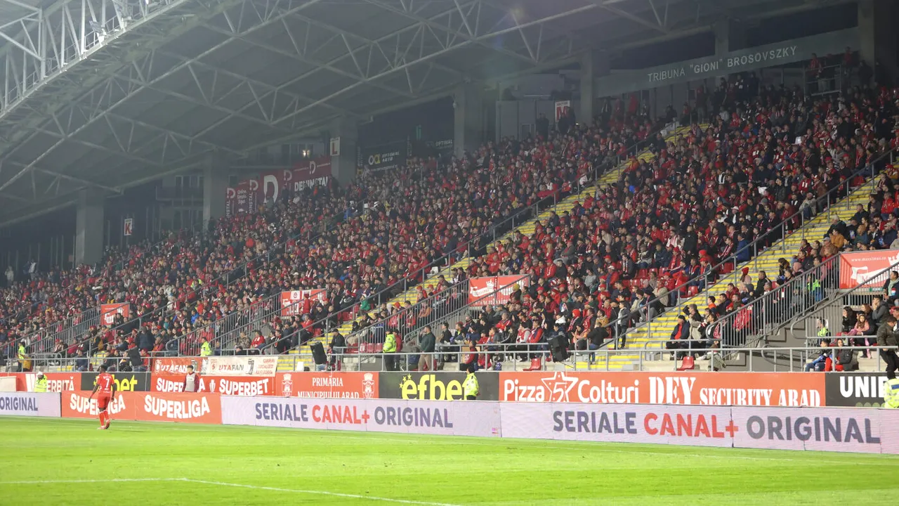 Stadionul din Arad va „înghiți” alte 2.6 milioane de euro la doi ani de la inaugurare! Cât de mult are de suferit UTA