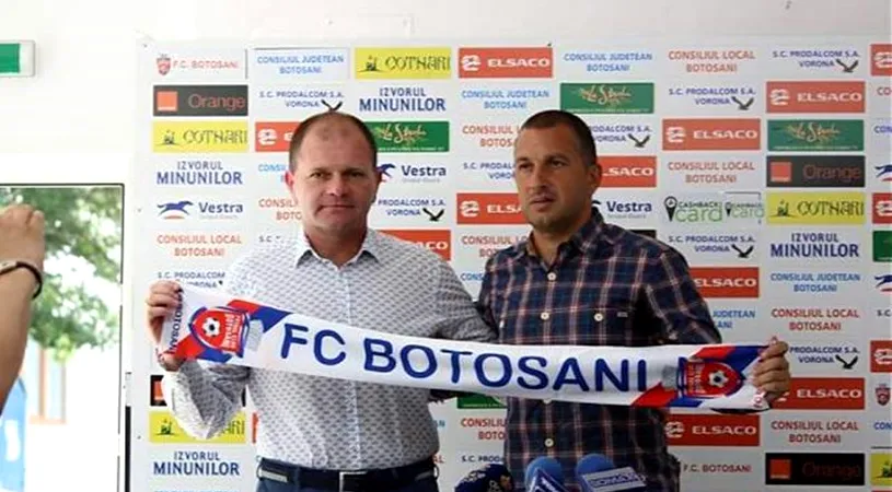 Costel Enache, prezentat oficial la FC Botoșani: 