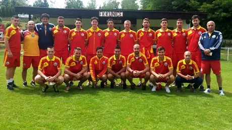 Selecționata jucătorilor fără contract din România a ratat calificare la turneul aniversar FIFPro.** A pierdut meciul cu Cehia