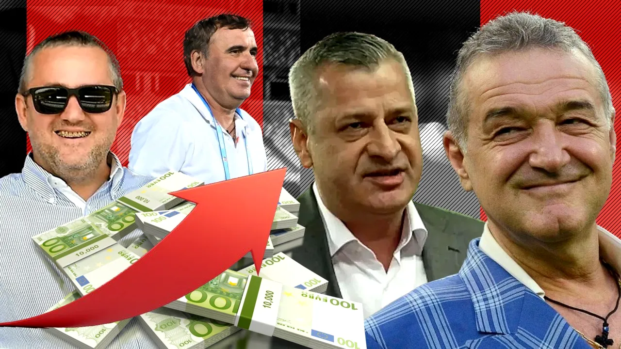 Cât au câștigat patronii din Superliga în ultimul deceniu din transferuri: Gică Hagi, Gigi Becali, Mihai Rotaru și Nelu Varga se luptă în topul profiturilor iar cu suma uriașă la care s-a ajuns ar putea fi cumpărat Lamine Yamal! EXCLUSIV