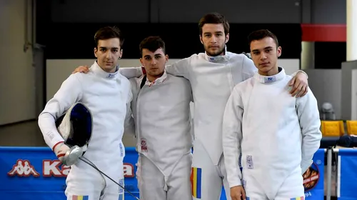 Echipa de spadă a României a luat bronzul la Europeanul de tineret de la Vicenza. Băieții au învins în finala mică, Turcia