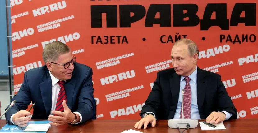 Redactorul-șef al ziarului preferat al lui Putin a murit. A început să se sufoce