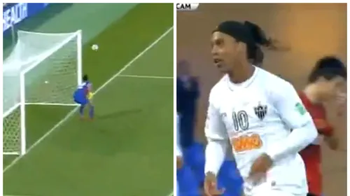 VIDEO Ronaldinho e MAGIC! Fază genială la Mondialul Cluburilor. Portarul a rămas stană de piatră
