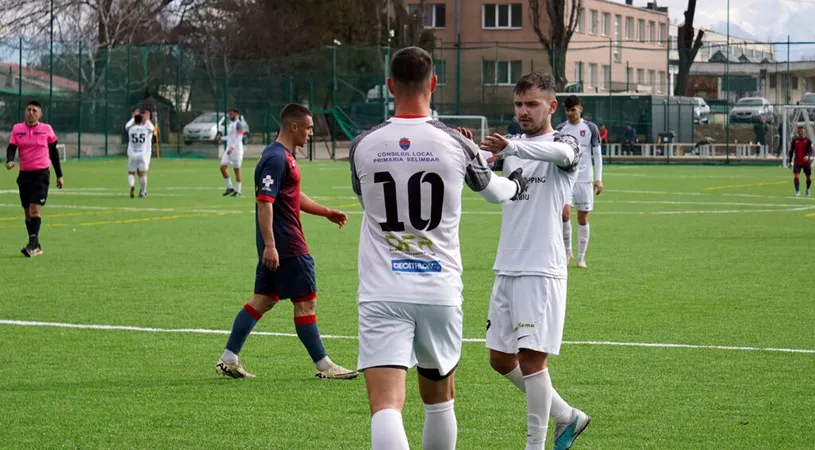 Două dintre achizițiile Șelimbărului au înscris în victoria cu Metalurgistul Cugir. Sibienii au mai adus încă un jucător fost la FC Hermannstadt