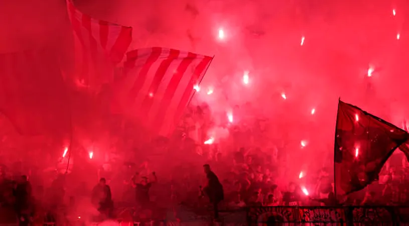 Nebunie la Belgrad! Show total și o atmosferă fantastică, în primul derby Partizan - Steaua Roșie care s-a jucat cu fani în pandemie de COVID-19 | VIDEO