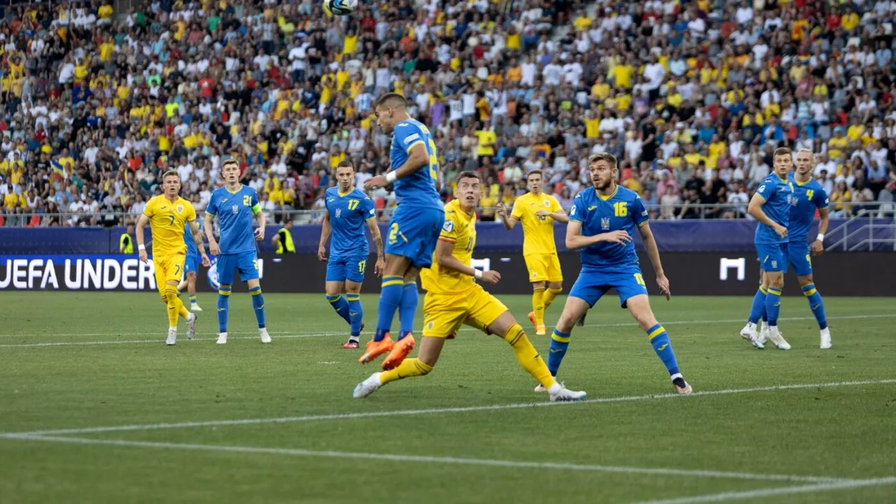 România U21 - Ucraina U21 0-1, în Grupa B de la EURO 2023. „Tricolorii mici” sunt practic eliminați! O nouă evoluție modestă a echipei lui Emil Săndoi! Dezastrul a fost completat de Dican, care și-a înscris în propria poartă