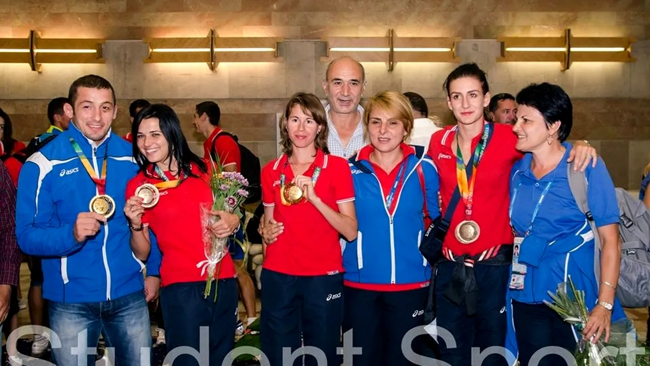 6 prezențe pe podium! Studenții medaliați la Universiada din Rusia s-au întors acasă