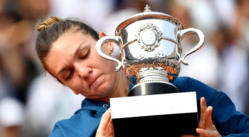 Simona Halep apare în albumul „Cutiile de trofee Louis Vuitton” cu imaginea bucuriei supreme de la Roland Garros