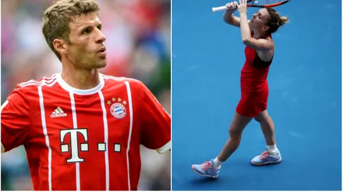 Joacă Simona zici că-i Barcelona! :) Reacția jucătorilor de la Bayern Munchen după ce Halep a învins-o pe Kerber la Australian Open