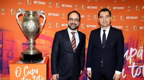 ADVERTORIAL | Betano și Federația Română de Fotbal prelungesc parteneriatul până în 2030 pentru Cupa României Betano