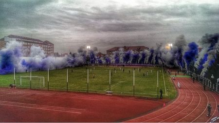 Pasiunea nu cunoaște limite la Timișoara. VIDEO | Fanii lui ASU Poli Timișoara au sărbătorit 93 de ani de la înființarea adevăratei "Poli". Imaginile vor face înconjurul lumii