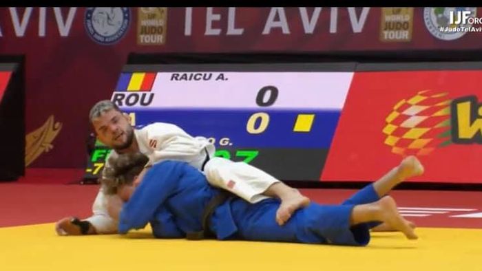 Alexandru Raicu, medalie de aur în turneul de judo Grand Slam de la Tel Aviv. Sportivul român l-a învins în finală pe italianul Giovanni Esposito
