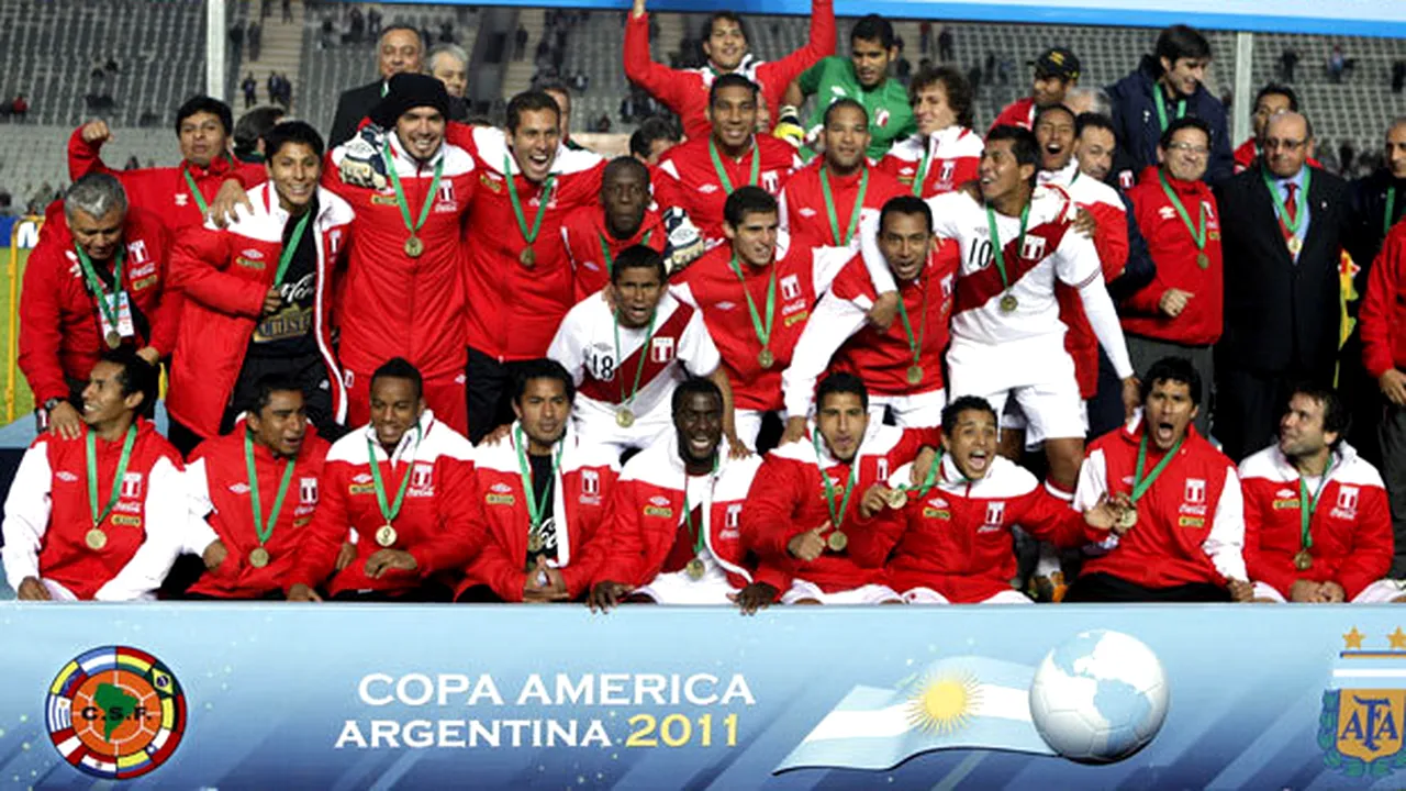 Peru, locul 3 la Copa America** după ce a învins Venezuela în finala mică