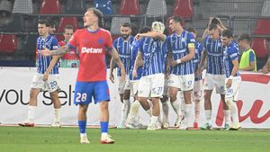 FCSB - Farul Constanța 1-2, în etapa 3 din Superliga. Campioana pierde pe teren propriu înaintea returului cu Shkendija din Liga Campionilor