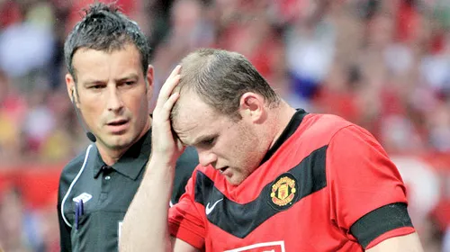 Wayne Rooney nu va evolua** în partida cu Ajax Amsterdam din cauza unei probleme grave în gât