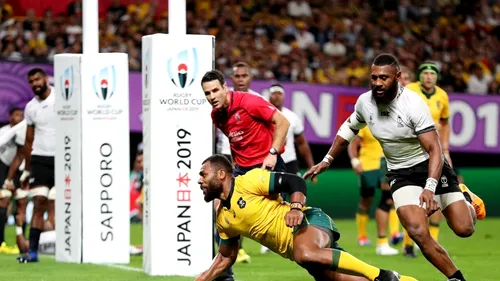 Australia a câștigat cu durere de cap primul meci de la Cupa Mondială de Rugby. Wallabies au fost conduși mai bine de 60 de minute de Fiji