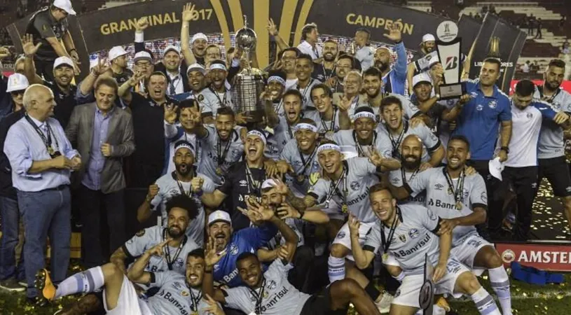 Gremio a câștigat pentru a treia oară în istorie Copa Libertadores! Finala dramatică împotriva lui Lanus: brazilienii au ridicat cupa deși au jucat în inferioritate numerică
