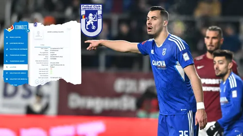 Bombă la FC U Craiova! ProSport are documentul care dovedește că impresarul lui Andre Duarte și-a dat acordul pentru contractul de comision și acordul pe doi ani! Agentul face presiuni pe Adrian Mititelu pentru a-l transfera pe jucător | EXCLUSIV