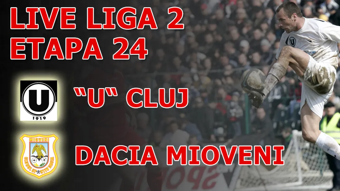 Universitatea Cluj - Dacia Mioveni** 2-1