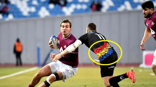 Fotbalul și rugby-ul nu cunosc însemnele naționale. Steagul României, pus greșit pe tricou la meciul cu Georgia. Ce spun experții | EXCLUSIV