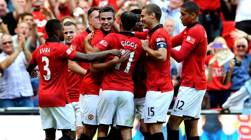 Primul trofeu în era Moyes: Manchester United a câștigat Supercupa Angliei