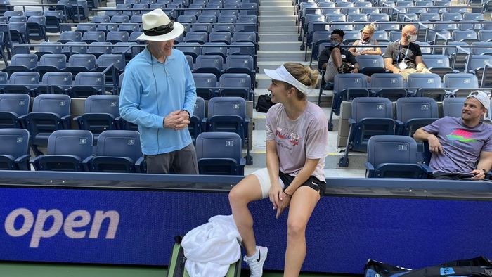 Simona Halep, abordată de fostul antrenor al lui Andy Murray înainte de US Open! Reacția lui Darren Cahill când i-a surprins discutând | FOTO