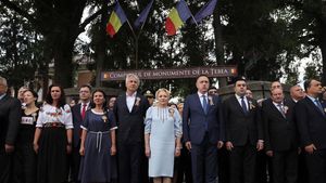 PREMIERUL VIORICA DĂ‚NCILĂ‚ A PARTICIPAT LA SĂ‚RBĂ‚TORILE NAȚIONALE DE LA ȚEBEA
