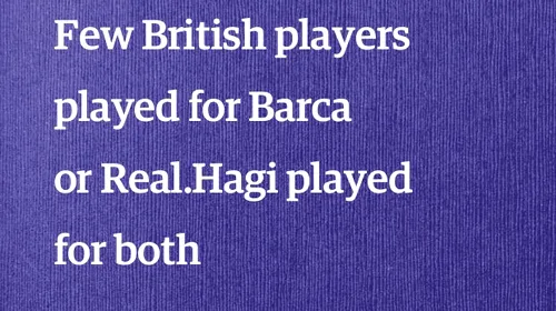 ÎnScriem pentru România!** „Puțini jucători britanici au jucat pentru BarÃ§a sau Real! Hagi a făcut-o pentru ambele!”  Cele mai tari mesaje ale zilei: