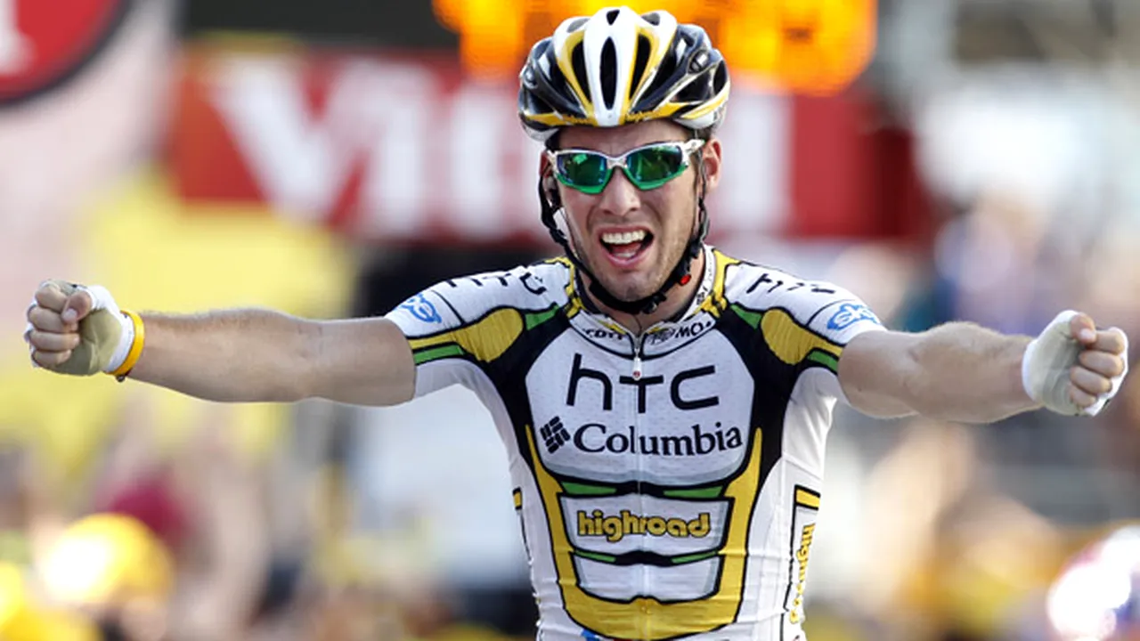 A treia etapă câștigată de Cavendish în Turul Franței!