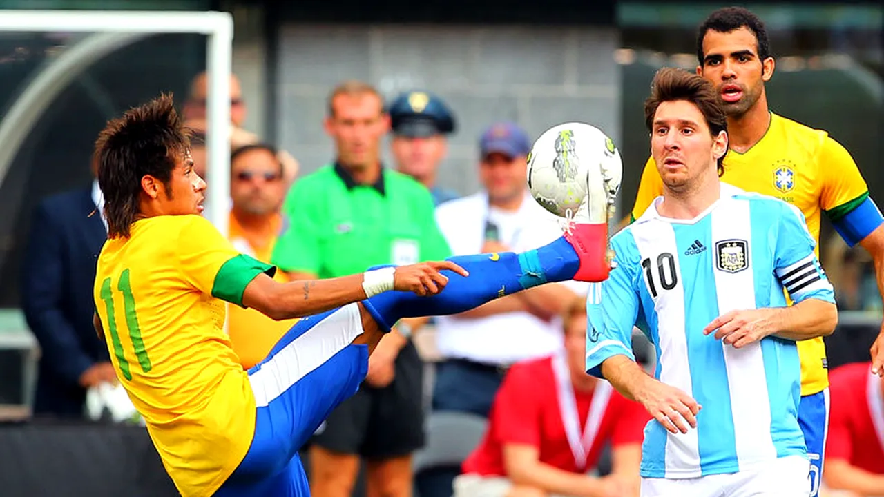 Victorie pentru Brazilia în amicalul cu Argentina. VIDEO | Faza meciului a fost însă oferită de Messi. Starul Barcelonei a ratat un penalty