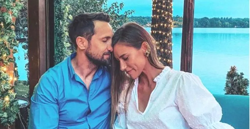 FOTO EXCLUSIV / Ce bine arată graviduța Gabriela Prisăcariu, soția lui Dani Oțil! Apariție fermecătoare la restaurant