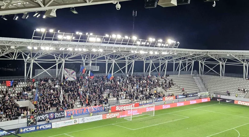 FCSB, părăsită de fani la meciul cu UTA, la numai trei zile după succesul uriaș cu LASK Linz, din Europa League! Câți spectatori au putut să vină pe „Arcul de Triumf” duminică