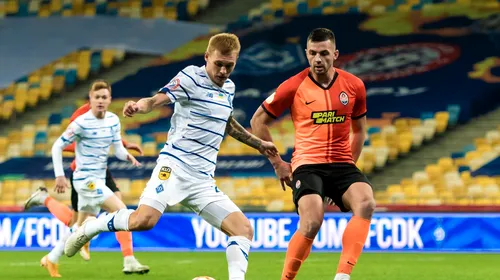 Mircea Lucescu, eșec usturător în derby-ul cu Șahtior! Dinamo Kiev a avut doar cinci rezerve și om eliminat încă din prima repriză | VIDEO