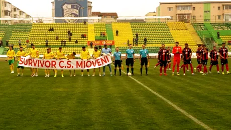 ”Survivor CS Mioveni”, victorie capitală contra FC Bihor. Jucătorii au protestat, dar au demonstrat ”că au caracter”, după cum a spus antrenorul Dragoș Stroe
