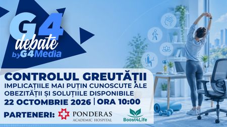 Dezbaterea „Controlul greutății: implicațiile mai puțin cunoscute ale obezității și soluțiile disponibile” / Urmărește LIVE joi, de la ora 10.00