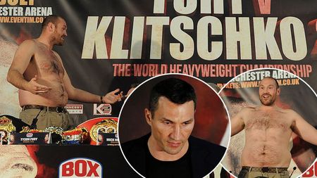 "Să-ți fie rușine, te-a bătut UN GRAS!" VIDEO | Scene incredibile: ce a făcut Tyson Fury la confernța de presă, înainte de revanșa cu Klitschko. Răspunsul ucraineanului