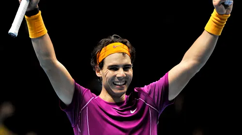 Nadal s-a calificat în premieră în finala Turneului Campionilor