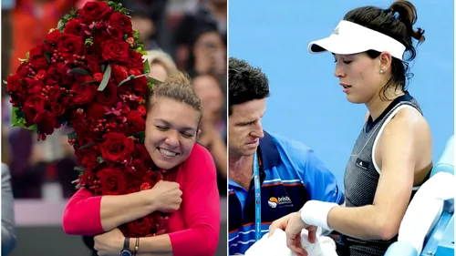 Veste uriașă! Halep are de îndeplinit o formalitate pentru a rămâne pe locul 1 mondial, după ce Muguruza a abandonat la Brisbane