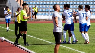 SCM Râmnicu Vâlcea a condus de două ori, dar n-a câștigat contra FC Bacău! Constantin Schumacher, după al treilea joc acasă fără victorie: ”Suporterii au văzut că am dat totul pe teren și am încercat”