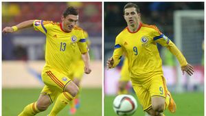Stancu vs Keșeru. Cum s-au descurcat atacanții României în partidele cu Irlanda de Nord și Danemarca