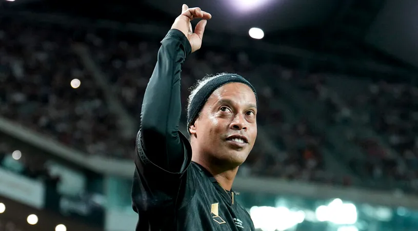 Moment istoric la Iași: Ronaldinho va juca în Copou, în luna noiembrie, alături de alte staruri ale fotbalului mondial