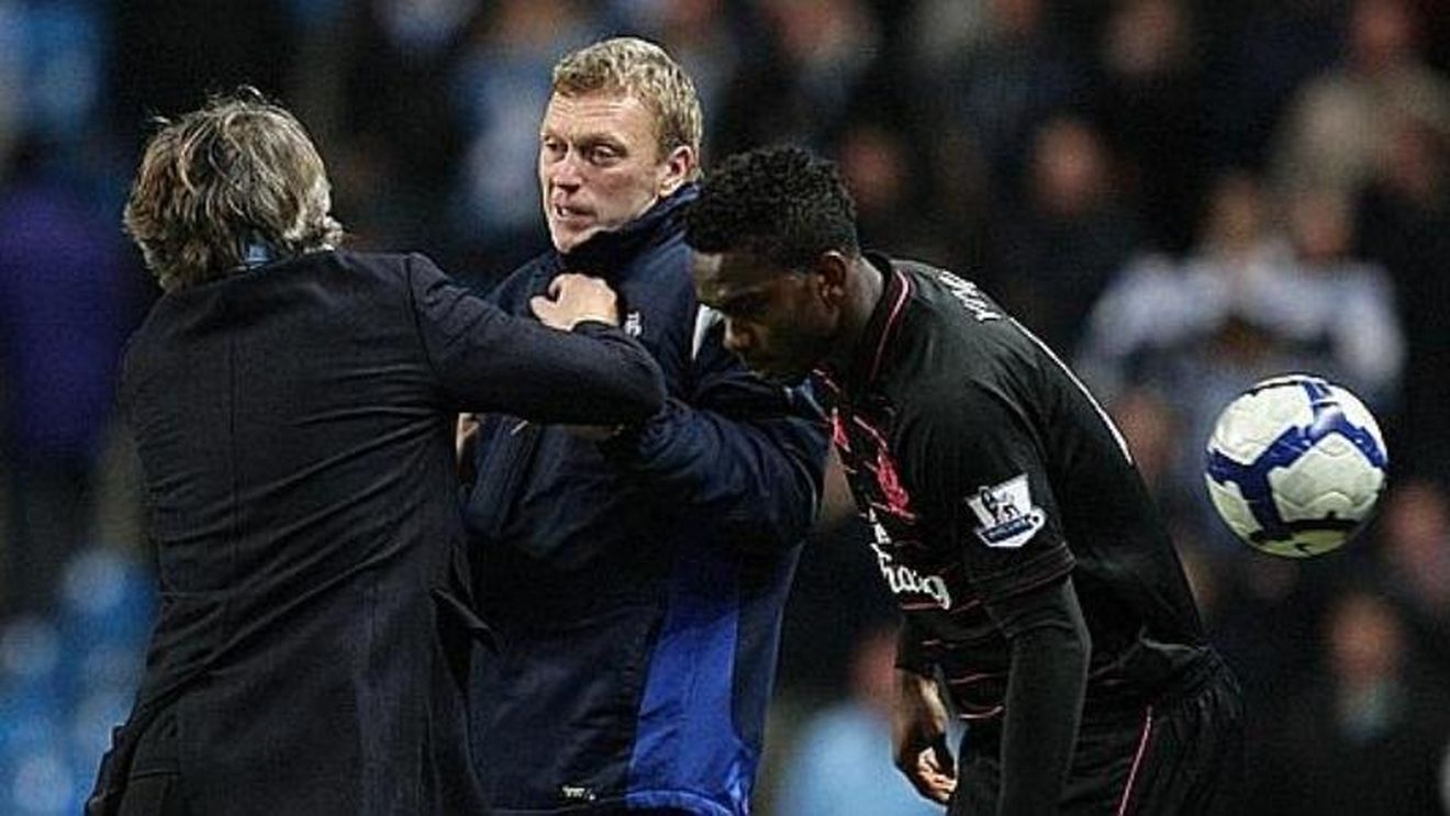 VIDEO** Mancini, la un pas de bătaie cu antrenorul lui Everton!