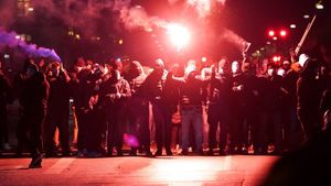 VIDEO | Coregrafia serii în Europa League! Momente spectaculoase înainte de meciul Copenhaga - Malmo