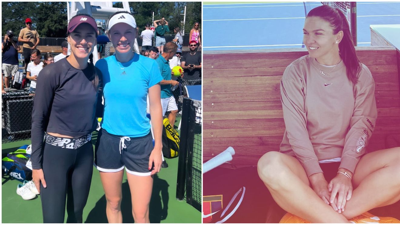 Ce a făcut Sorana Cîrstea împreună cu Caroline Wozniacki, după ce Simona Halep și-a anunțat revenirea în circuit: „Ne cunoaștem de când aveam 11 ani!" FOTO