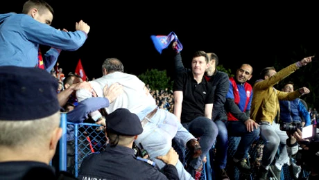 A vrut să strice sărbătoarea de titlu a FCSB. ”Du-te și taie nocturna!”