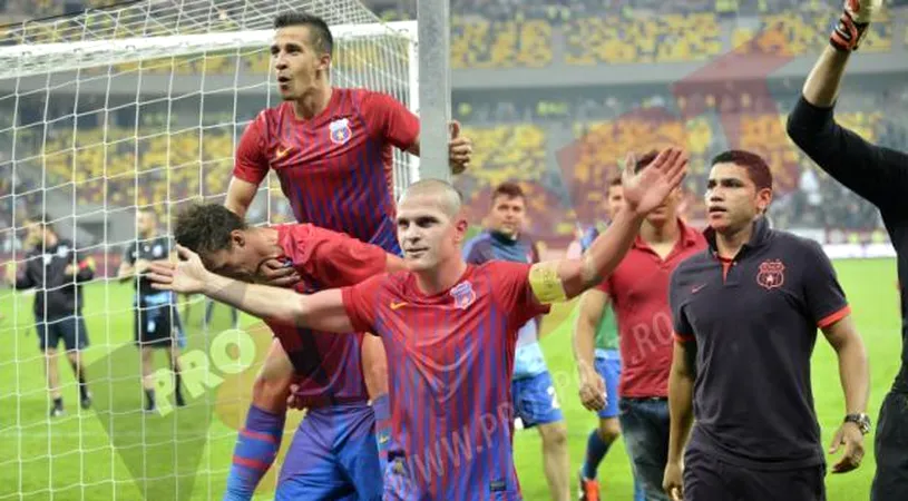 Gladiator până la capăt!** Bourceanu a decis derby-ul în ultima secundă: Steaua - Rapid 1-0! Roș-albaștrii se bucură iar 