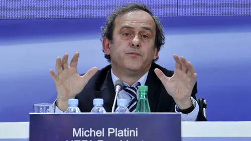 Platini, pus la zid pentru favorizarea celor mici:** ‘Echipe ca Steaua n-au niciun ban, nu pot face față în Liga Campionilor’