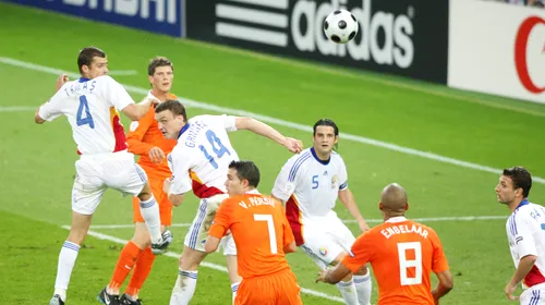 Olanda – România 2-0, Franța – Italia 0-2