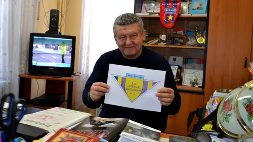 Siglă și imn pentru Steaua. FOTO | Un colonel i-a trimis propunerea sa lui Gigi Becali, la Poarta Albă